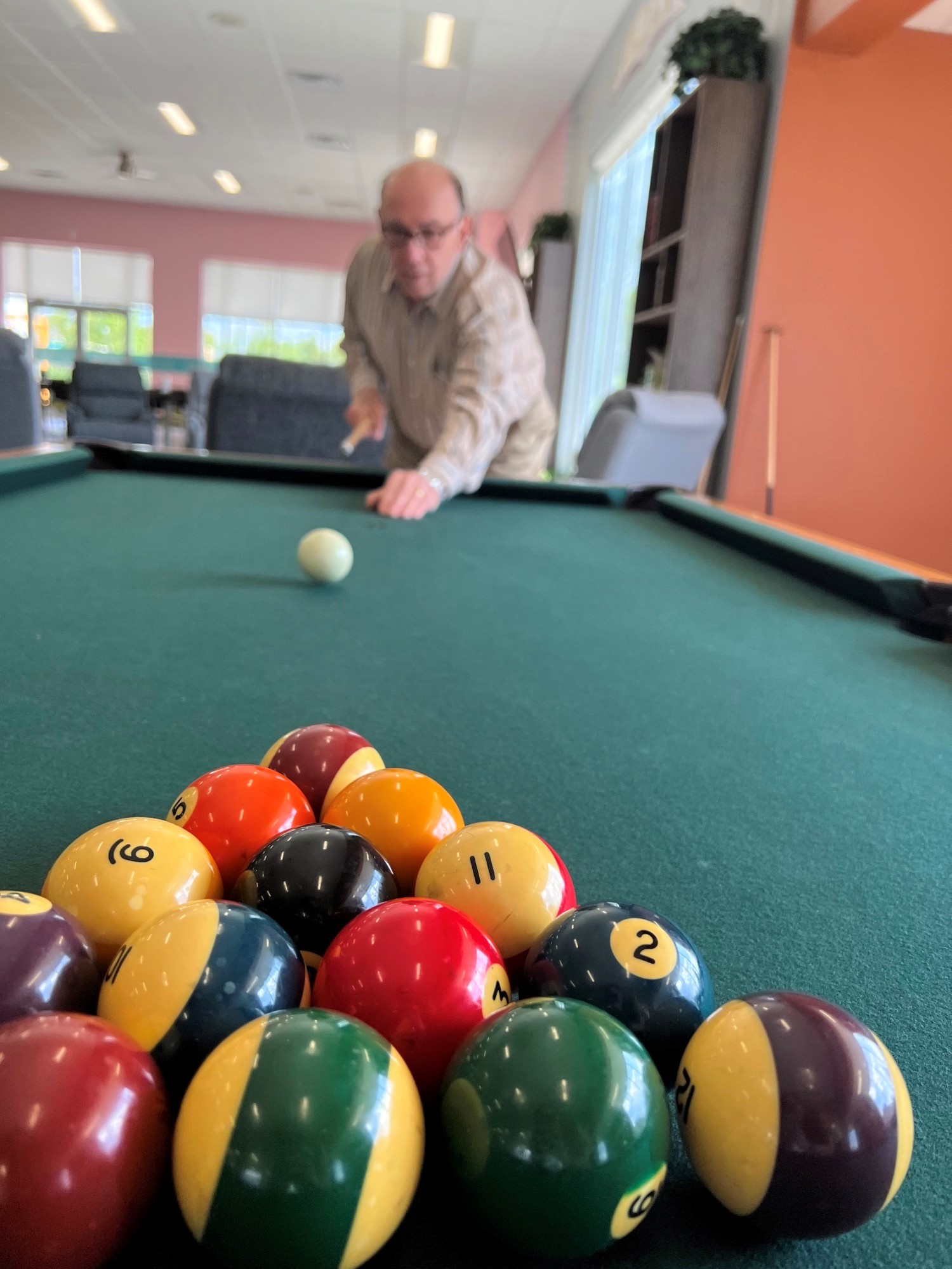 member-playing-billiards