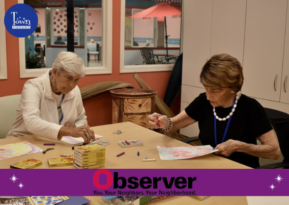 Seniors with dementia create art for fundraiser