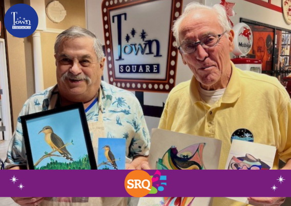 Seniors with Dementia Create Art to Raise Funds for Alzheimer’s Association at Adult Day Center
