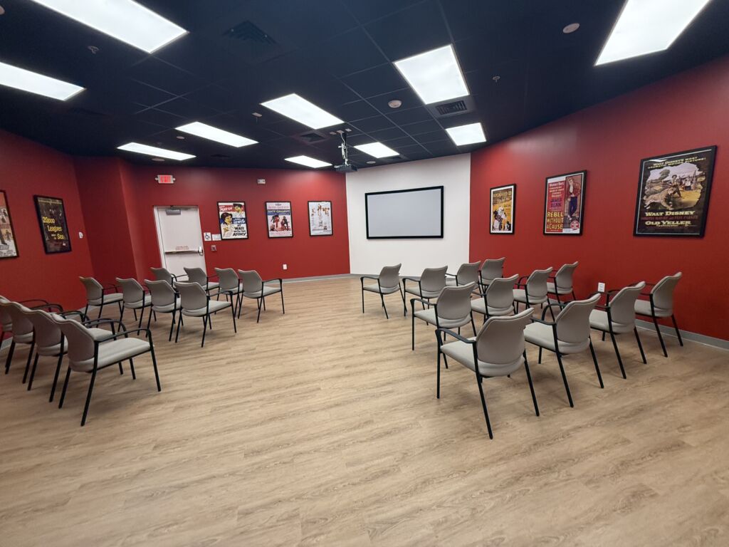 IMG_0396 movie room for seniors, cinema at an adult day center