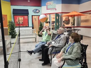 seniors playing an activity, senior activities in fort mill south carolina